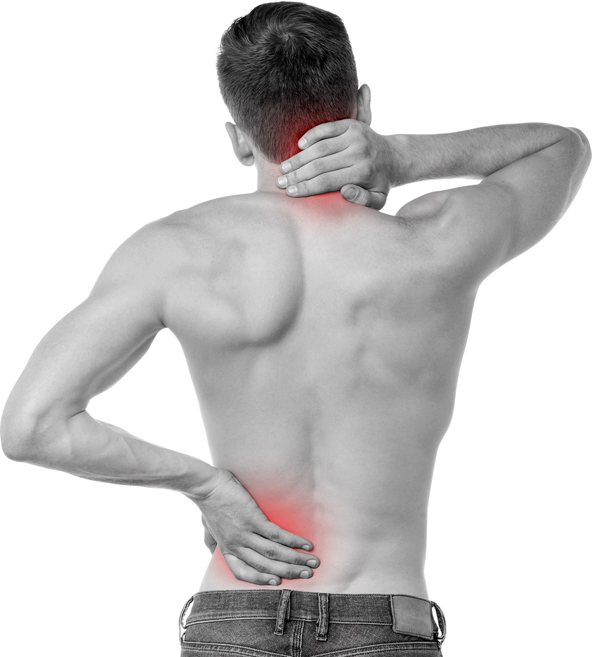 Sports Injury Pain towards Back